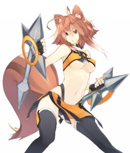 Rating: Safe Score: 0 Tags: animal_humanoid arc_system_works belt big_breasts blazblue boots bottomwear breasts brown_hair clothed clothing e621 female fingerless_gloves footwear gloves hair handwear humanoid makoto_nanaya mammal mammal_humanoid midriff navel pose rion rodent rodent_humanoid sciurid sciurid_humanoid shin_(anbqqcb) shoes simple_background skimpy skirt solo standing tail tree_squirrel tree_squirrel_humanoid under_boob weapon User: bunchy7s