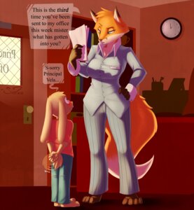 Rating: Safe Score: 0 Tags: age_difference anthro barefoot blush bodily_fluids breasts brown_eyes buckteeth canid canine claws digital_media_(artwork) duo e621 english_text feet female fox green_eyes hi_res infatuation lagomorph larger_anthro larger_female leg_markings leporid male mammal markings older_female paws principal rabbit school shaded size_difference smaller_anthro smaller_male socks_(marking) student sweat tail tail_motion tailwag teacher teacher_and_student teeth text toe_claws toes vela_(kagekitsoon) wick_(artist) young young_anthro young_male younger_male User: bunchy7s