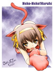 Rating: Explicit Score: 0 Tags: animal_ears brown_hair cat_ears cat_gloves cat_paws clothing cum female licking paws rule34 saliva sekihan short_hair suzumiya_haruhi suzumiya_haruhi_no_yuuutsu tail User: bunchy7s