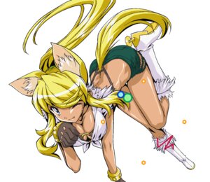 Rating: Explicit Score: 0 Tags: 1girls animal_ears bandeau_bikini blonde_hair blue_eyes boots bracelet breasts cleavage cute_fang dark_skin denim denim_shorts female female_werewolf gloves humanoid jewelry large_breasts liru long_hair ponytail renkin_san-kyuu_magical_pokaan rule34 shorts simple_background smile solo spurs tail tan thighhighs tied_hair werewolf werewolf_girl wink wolf_ears wolf_tail User: bunchy7s