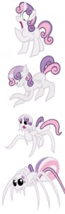 Rating: Safe Score: 0 Tags: arachnid arthropod e621 equid equine female feral friendship_is_magic green_eyes hair hasbro hi_res horn mammal multicolored_hair my_little_pony mythological_creature mythological_equine mythology open_mouth purple_hair quadruped simple_background solo spider sweetie_belle_(mlp) tail transformation two_tone_hair unicorn unknown_artist white_background young young_feral User: bunchy7s