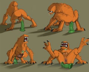 Rating: Explicit Score: 0 Tags: 2011 3_fingers 3_toes alien all_fours anal anal_masturbation anal_penetration anus backsack balls ben_10 bodily_fluids butt cartoon_network claws cum darkened_balls darkened_genitalia dildo dildo_in_ass dildo_insertion dildo_sitting drooling e621 erection eyeless fangs feet fingers genital_fluids genitals grey_background legs_up looking_back lube lying male mammal masturbation monster multiple_poses narse nude object_in_ass on_back open_mouth orange_body penetration penile_spines penis perineum pink_anus pose precum presenting saliva sex_toy sex_toy_in_ass sex_toy_insertion simple_background sitting solo spread_legs spreading teeth toe_claws toes tongue toying_self vulpimancer wildmutt User: bunchy7s