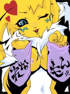 Rating: Questionable Score: 0 Tags: 3:4 aliasing anthro armwear bandai_namco blue_eyes breasts canid canine chest_tuft claws clothing digimon digimon_(species) digital_media_(artwork) e621 elbow_gloves facial_markings female fur gloves handwear head_markings looking_at_viewer low_res mammal markings nipples oekaki one_eye_closed renamon smile solo tuft unknown_artist yellow_body yellow_fur User: bunchy7s Rating: Questionable Score: 0 Tags: 3:4 aliasing anthro armwear bandai_namco blue_eyes breasts canid canine chest_tuft claws clothing digimon digimon_(species) digital_media_(artwork) e621 elbow_gloves facial_markings female fur gloves handwear head_markings looking_at_viewer low_res mammal markings nipples oekaki one_eye_closed renamon smile solo tuft unknown_artist yellow_body yellow_fur User: bunchy7s