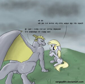 Rating: Safe Score: 0 Tags: amber_eyes blonde_hair bodily_fluids cloud crying cutie_mark derpy_hooves_(mlp) dragon duo e621 english_text equid equine feathered_wings feathers female feral friendship_is_magic fur grass grey_body grey_feathers grey_fur hair hasbro long_hair mammal membrane_(anatomy) membranous_wings my_little_pony mythological_creature mythological_equine mythological_scalie mythology outside overcast pegasus plant raining scalie sergep88v sitting sky storm tail tears text wings yellow_eyes User: bunchy7s