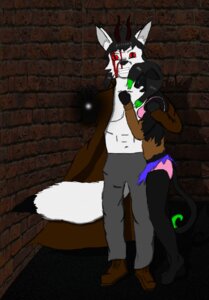 Rating: Safe Score: 0 Tags: absurd_res anthro black_poison blood bodily_fluids canid canine city dark darkness domestic_cat duo e621 felid feline felis female fox fur hair hi_res horn lenays long_hair male mammal muscular night open_mouth sayanelbadfox unknown_artist white_body white_fur User: bunchy7s
