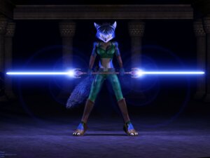 Rating: Safe Score: 0 Tags: 3d_(artwork) 4:3 anthro blue_body blue_fur blue_hair blue_lightsaber canid canine charleyfox_(modeler) clothing crossover digital_media_(artwork) double-bladed_lightsaber double-bladed_sword e621 energy_sword energy_weapon female fox fur hair holding_object holding_weapon krystal_(charleyfox) krystal_(star_fox) lightsaber lightsaber_polearm mammal melee_weapon nintendo saberstaff shirt solo star_fox star_wars sword tank_top topwear unavailable_at_source unknown_artist weapon white_body white_fur User: bunchy7s