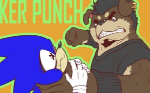 Rating: Questionable Score: 0 Tags: angry anthro armband asphyxiation battle black_clothing black_hair black_shirt black_topwear blue_body blue_eyes blue_fur brown_body brown_fur canid canine canis choking clothing domestic_dog duo e621 english_text eulipotyphlan facial_hair floppy_ears fur gloves goatee hair handwear hedgehog jasonmiller male mammal orange_background piercing pronounced_browridge punch pupils sega shirt simple_background sonic_the_hedgehog sonic_the_hedgehog_(series) symbol-shaped_pupils tank_top text topwear unusual_pupils violence white_clothing white_gloves white_handwear x_eyes x_pupils User: bunchy7s