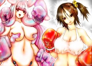 Rating: Questionable Score: 0 Tags: 2girls bare_shoulders bell boxer boxing boxing_gloves breast_press breasts brown_hair covering covering_breasts female female_only gloves hair_intakes hair_ornament head_tilt hips large_breasts light-skinned_female light_skin long_hair looking_at_viewer melona monster_girl multiple_females multiple_girls navel pink_boxing_gloves pink_gloves pink_hair queen's_blade red_boxing_gloves red_gloves rule34 shirt side_ponytail slime_girl sport standing top tsukasawa_takamatsu upper_body wide_hips User: bunchy7s