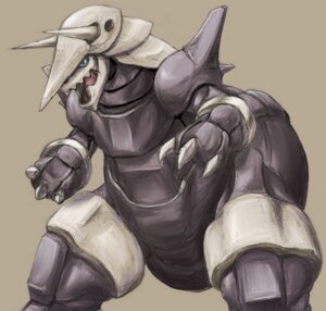 Rating: Safe Score: 0 Tags: aggron ambiguous_gender blue_eyes e621 feral generation_3_pokemon gusarme horn nintendo open_mouth pokemon pokemon_(species) solo standing User: bunchy7s
