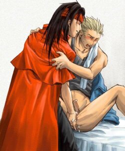 Rating: Explicit Score: 0 Tags: 2boys anal_fingering cid_highwind final_fantasy final_fantasy_vii gay human male male_only multiple_boys multiple_males opop penis rule34 spread_legs straight_hair vincent_valentine yaoi User: bunchy7s