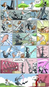 Rating: Safe Score: 0 Tags: bad_metadata cash_register death_(personification) demon digital_media_(artwork) duo_focus e621 fantasy_weapon fight group hi_res human humor jesus_christ male mammal melee_weapon missing_sample money not_furry personification plant polearm religion scythe sinfest tail tatsuya_ishida tree weapon wood User: bunchy7s