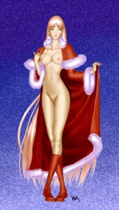 Rating: Explicit Score: 0 Tags: 1girls 2009 blonde_hair boots breasts christmas christmas_outfit coat cosplay female galaxy_express_999 large_breasts legs leijiverse light-skinned_female light_skin long_hair maetel naked_boots naked_footwear nipples nude pointy_chin pubic_hair rule34 very_long_hair wakino_keibun User: bunchy7s