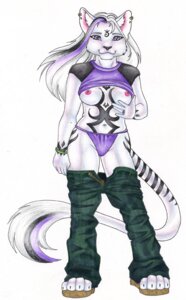 Rating: Questionable Score: 0 Tags: anthro bottomwear bottomwear_down breasts clothed clothing clothing_lift e621 ear_piercing felid female kierstal mammal nipples panties pants pants_down partially_clothed piercing purple_clothing purple_panties purple_underwear shirt shirt_lift solo tail tattoo topwear underwear User: bunchy7s