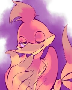 Rating: Safe Score: 0 Tags: 4:5 841189 ambiguous_form avian banjo-kazooie beak bird breegull e621 female kazooie looking_at_viewer low_res one_eye_closed rareware smile solo standing winged_arms wings wink User: bunchy7s