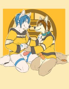 Rating: Explicit Score: 0 Tags: anthro balls black_nose blue_eyes blue_hair boston_bruins bottomless brown_body brown_fur brown_hair canid canine canis clothed clothing collar duo e621 erection feet finalflight fur genitals grey_nose hair hand_holding hindpaw hockeywolf humanoid_genitalia humanoid_penis koronis lying male male/male mammal nhl pawpads paws penis romantic romantic_couple smile tail white_body white_fur wolf User: bunchy7s