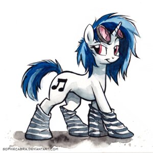 Rating: Safe Score: 0 Tags: 2014 blue_hair clothing e621 equid equine eyewear female feral footwear friendship_is_magic full-length_portrait glasses hair hasbro horn kenket legwear looking_at_viewer mammal multicolored_hair my_little_pony mythological_creature mythological_equine mythology portrait purple_eyes socks solo sophiecabra standing sunglasses traditional_media_(artwork) two_tone_hair unicorn vinyl_scratch_(mlp) User: bunchy7s