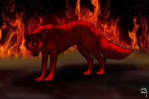 Rating: Safe Score: 0 Tags: 3:2 abstract_background all_fours ambiguous_gender canid canine canis dark_theme darkness digital_media_(artwork) digitigrade e621 facial_piercing feral fire full-length_portrait fur furgonomic_piercing furgonomics looking_at_viewer mammal markings muzzle_piercing nose_piercing nude occult_symbol paws pentacle pentagram piercing portrait quadruped red_body red_eyes red_fur red_theme side_view simple_background solo symbol tail wolf wolfnhorseluver101 User: bunchy7s