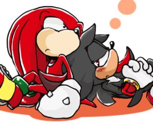 Rating: Safe Score: 0 Tags: abstract_background anthro big_eyes black_body black_fur black_hair black_nose blush chest_tuft clothing duo e621 eulipotyphlan footwear frown fur gloves hair handwear hedgehog knuckles_the_echidna looking_aside looking_back lying male mammal mittens mostly_nude on_back purple_eyes red_body red_eyes red_fur red_hair sega shadow_the_hedgehog shoes side_view sitting sonic_the_hedgehog_(series) tan_body tan_skin toony tuft urahyu white_clothing white_gloves white_handwear User: bunchy7s