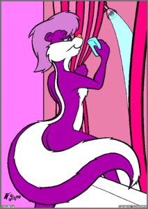 Rating: Questionable Score: 0 Tags: 1994 4_fingers aliasing anthro bathtub belly biped blue_eyes border breasts butt casual_nudity cheek_tuft curtains digital_media_(artwork) dithering e621 eyebrows eyelashes facial_tuft female fifi_la_fume fingers fluffy fluffy_tail fur hair half-closed_eyes holding_object holding_soap mammal mephitid multicolored_body multicolored_fur multicolored_tail narrowed_eyes nude pink_background pink_hair pink_nose purple_body purple_fur purple_tail shower side_boob side_view signature simple_background skunk slim small_breasts smile snout soap solo standing striped_skunk tail tiny_toon_adventures toony tuft two_tone_body two_tone_fur two_tone_tail warner_brothers water wdf white_belly white_body white_border white_fur white_tail User: bunchy7s