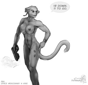 Rating: Explicit Score: 0 Tags: 2009 anthro big_breasts breasts dialog dialogue e621 english_text felid feline female fur furry genitals gun handgun holding_gun holding_object holding_ranged_weapon holding_weapon mammal monochrome muscular muscular_female nipples nude panther pantherine pistol pornthulhu pussy ranged_weapon rule34 scar sci-fi science_fiction simple_background solo tail text vulva weapon white_background User: bunchy7s
