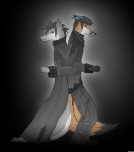 Rating: Safe Score: 0 Tags: alternative_fashion anthro black_clothing black_hair canid canine canis chain clothed clothing dipstick_tail duo e621 fox fully_clothed goth hair jacket male mammal markings romantic romantic_couple side_view simple_background standing tail tail_markings topwear unknown_artist wolf User: bunchy7s Rating: Safe Score: 0 Tags: alternative_fashion anthro black_clothing black_hair canid canine canis chain clothed clothing dipstick_tail duo e621 fox fully_clothed goth hair jacket male mammal markings romantic romantic_couple side_view simple_background standing tail tail_markings topwear unknown_artist wolf User: bunchy7s