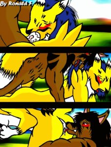 Rating: Explicit Score: 0 Tags: animated anthro anthro_on_anthro balls canine color cunnilingus digimon digimon_(species) fellatio female fox fur furry interspecies lowres male male_anthro nude oral outdoors penis renamon ronald ronaldf rule34 testicles User: bunchy7s