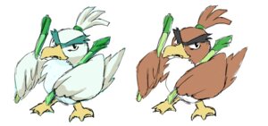 Rating: Safe Score: 0 Tags: alternate_color ambiguous_gender avian e621 fakemon farfetch'd feral generation_1_pokemon looking_at_viewer mega_evolution multiple_images nintendo pokemon pokemon_(species) solo unknown_artist User: bunchy7s