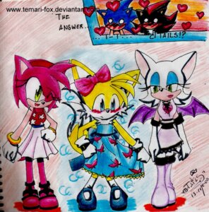 Rating: Safe Score: 0 Tags: accessory amy_rose anthro armwear bat black_body black_fur blue_body blue_eyes blue_eyeshadow blue_fur blush bow_(feature) bow_accessory bow_ribbon canid canine clothed clothing crossdressing dress e621 elbow_gloves eulipotyphlan eyelashes eyeshadow female femboy fox fur gloves green_eyes group hair_accessory hair_bow hair_ribbon handwear heart_symbol hedgehog hi_res lipstick makeup male mammal membrane_(anatomy) membranous_wings miles_prower multi_tail one_eye_closed pink_body pink_fur ribbons rouge_the_bat sega shadow_the_hedgehog small_wings sonic_the_hedgehog sonic_the_hedgehog_(series) tail temari-fox thin_calves thin_legs thin_thighs traditional_media_(artwork) wings wink yellow_body User: bunchy7s