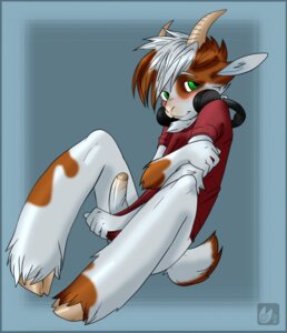 Rating: Explicit Score: 0 Tags: anthro blush bovid caprine clothing clothing_pull digital_media_(artwork) e621 electronics erection foreskin genitals goat green_eyes headphones headphones_around_neck hooves horn humanoid_genitalia humanoid_penis male mammal penis shirt shirt_pull shota shy solo tail topwear topwear_pull vagabond_(artist) young young_anthro young_male User: bunchy7s