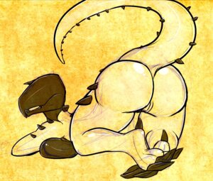 Rating: Explicit Score: 0 Tags: annelid anthro breasts butt e621 female genitals graboid herro non-mammal_breasts scalie side_boob simple_background solo tail terra_(braxia) tremors universal_studios vulva worm User: bunchy7s