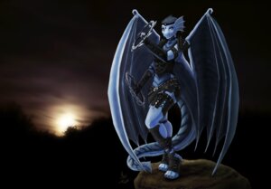 Rating: Questionable Score: 0 Tags: accessory armor belt blue_body blue_eyes blue_scales breasts clothing dagger dragon e621 ear_piercing female gloves handwear headband hi_res jewelry leather looking_at_viewer melee_weapon membrane_(anatomy) membranous_wings mythological_creature mythological_scalie mythology necklace non-mammal_breasts piercing scales scalie solo standing tail titaniarose weapon wings User: bunchy7s