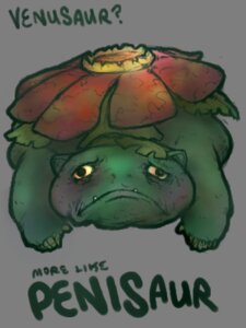 Rating: Safe Score: 0 Tags: 3:4 alpha_channel ambiguous_gender e621 elemental_creature feral flora_fauna flower_(anatomy) frown generation_1_pokemon low_res nintendo plant pokemon pokemon_(species) rocket_grunt_(artist) sad simple_background solo transparent_background venusaur yellow_eyes User: bunchy7s