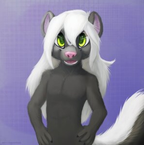 Rating: Safe Score: 0 Tags: 2013 anthro biped digital_media_(artwork) e621 featureless_chest front_view fur green_eyes grey_body grey_fur hair half-length_portrait hands_on_hips jamesfoxbr long_hair looking_at_viewer male mammal mephitid nude open_mouth portrait purple_background signature simple_background skunk smile solo standing teeth textured_background tongue white_hair yellow_eyes User: bunchy7s Rating: Safe Score: 0 Tags: 2013 anthro biped digital_media_(artwork) e621 featureless_chest front_view fur green_eyes grey_body grey_fur hair half-length_portrait hands_on_hips jamesfoxbr long_hair looking_at_viewer male mammal mephitid nude open_mouth portrait purple_background signature simple_background skunk smile solo standing teeth textured_background tongue white_hair yellow_eyes User: bunchy7s