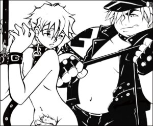Rating: Explicit Score: 0 Tags: 2boys bondage bound_wrists collar comedy_central darkpenguin eric_cartman fat gay leash leopold_butters_stotch male male_only monochrome penis rule34 south_park uncensored uniform whip yaoi User: bunchy7s