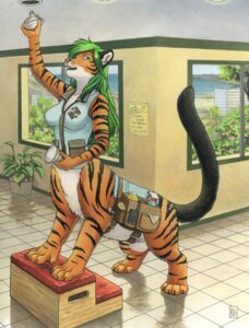 Rating: Safe Score: 0 Tags: 2010 anthro chakat chakat_blacktail chakona_space digitigrade e621 felid felid_taur female fur green_hair hair herm_(lore) hi_res inside kacey light_bulb long_hair looking_back mammal mammal_taur mechanic orange_body orange_fur pantherine quadruped solo striped_body striped_fur stripes tail taur tiger whiskers User: bunchy7s