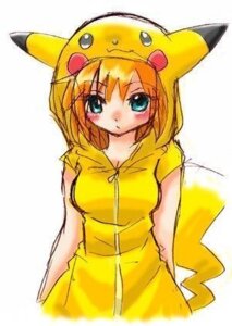 Rating: Safe Score: 0 Tags: blush breasts clothing cosplay costume e621 female fur generation_1_pokemon grandfathered_content human human_only low_res mammal nintendo not_furry pikachu pikachu_hoodie pokemon pokemon_(species) pokemon_costume rodent simple_background solo tail unknown_artist white_background yellow_body yellow_fur User: bunchy7s