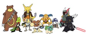 Rating: Safe Score: 0 Tags: alakazam alternate_species anthro bear black_eyes boba_fett bone bone_mask bulbasaur buneary c-3po chewbacca chimchar cosplay crossover crossover_cosplay cubone darth_vader e621 female generation_1_pokemon generation_2_pokemon generation_3_pokemon generation_4_pokemon group han_solo holding_lightsaber holding_melee_weapon holding_object holding_weapon humanoid jedi lagomorph leia_organa lightsaber luke_skywalker male mammal mandalorian_armor markings mask melee_weapon mr._mime nintendo obi-wan_kenobi pokemon pokemon_(species) r2-d2 red_eyes red_lightsaber red_markings sith skull skull_mask snover star_wars sword tail treecko unknown_artist ursaring weapon yoda zangoose User: bunchy7s