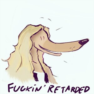 Rating: Safe Score: 0 Tags: 1:1 ableist_slur afghan_hound ambiguous_gender blonde_hair canid canine canis dogson domestic_dog e621 english_text hair humor hunting_dog icon low_res mammal profanity reaction_image sighthound simple_background slur solo text white_background User: bunchy7s Rating: Safe Score: 0 Tags: 1:1 ableist_slur afghan_hound ambiguous_gender blonde_hair canid canine canis dogson domestic_dog e621 english_text hair humor hunting_dog icon low_res mammal profanity reaction_image sighthound simple_background slur solo text white_background User: bunchy7s