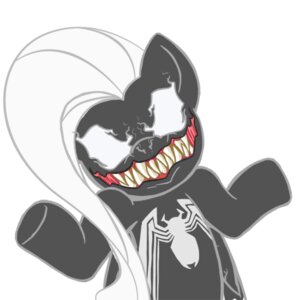 Rating: Questionable Score: 0 Tags: 1:1 alternate_species ambiguous_gender arachnid arthropod black_body black_feathers crossover digital_media_(artwork) e621 equid equine feathered_wings feathers fluttershy_(mlp) friendship_is_magic hasbro littlelunithe looking_at_viewer low_res mammal marvel my_little_pony mythological_creature mythological_equine mythology pegasus reaction_image sharp_teeth simple_background solo spider symbiote teeth venom_(marvel) venomshy white_background wings User: bunchy7s