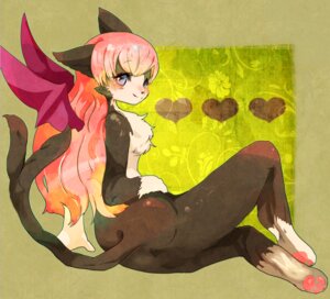 Rating: Safe Score: 0 Tags: anthro blue_eyes breasts e621 felid female flower hair heart_symbol hybrid long_hair mammal membrane_(anatomy) membranous_wings nude pawpads paws pink_hair plant pose side_boob simple_background smile solo tail textured_background wings やなぎ User: bunchy7s