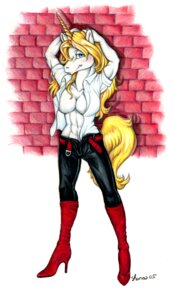 Rating: Questionable Score: 0 Tags: anthro auradeva boots bottomwear breasts clothed clothing e621 equid equine female footwear horn mammal mythological_creature mythological_equine mythology pants pose shirt shoes solo standing tail topwear unicorn yellow_horn User: bunchy7s Rating: Questionable Score: 0 Tags: anthro auradeva boots bottomwear breasts clothed clothing e621 equid equine female footwear horn mammal mythological_creature mythological_equine mythology pants pose shirt shoes solo standing tail topwear unicorn yellow_horn User: bunchy7s