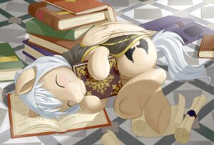 Rating: Safe Score: 0 Tags: book clothing cutie_mark dstears e621 equid equine eyes_closed fan_character feathered_wings feathers feral fur hair hasbro hi_res hood lying male mammal my_little_pony mythological_creature mythological_equine mythology on_side pegasus scroll smile solo stack tan_body tan_fur white_hair wings User: bunchy7s