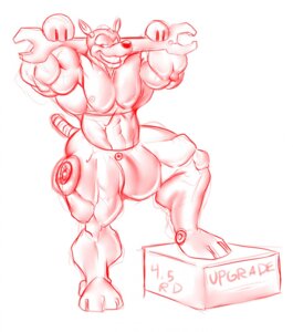 Rating: Questionable Score: 0 Tags: anthro canid canine capcom dog domestic_dog extreme_muscles grin highres male male_only masculine_male mega_man mega_man_(classic) muscles muscular muscular_male robot rule34 rush_(mega_man) what wrench User: bunchy7s