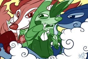 Rating: Explicit Score: 0 Tags: 2013 3_fingers alternate_color amphibian anthro arm_tuft barefoot biped blush bodily_fluids braixen buckteeth canid claws cum cum_on_penis cumshot e621 ejaculation erection feet fingers frogadier fur generation_6_pokemon genital_fluids genitals group group_sex happy inner_ear_fluff licking looking_at_viewer looking_back male male/male mammal narrowed_eyes nintendo nude orgasm penis pointy_ears pokemon pokemon_(species) prick_ears quilladin raised_arm red_body red_nose red_skin restricted_palette semi-anthro sex shoulder_tuft simple_background smile starter_trio sweat teeth thebluevibrava threesome toe_claws tongue tongue_out trio tuft white_body white_fur yellow_background User: bunchy7s