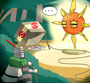 Rating: Safe Score: 0 Tags: absurd_res ambiguous_gender armor bodily_fluids box container cookie crossover dark_souls detailed_background duo e621 elemental_creature ellipsis feathers floating food forest fromsoftware generation_3_pokemon glowing great_helm headgear helmet hi_res humanoid humor male meme mineral_fauna nintendo not_furry outside plant poffin pokemon pokemon_(species) praise_the_sun_(meme) red_eyes rock rock_creature rope sims76 solaire_of_astora solrock sweat trap_(contrivance) tree User: bunchy7s