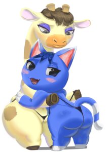 Rating: Questionable Score: 0 Tags: animal_crossing anthro big_butt blush butt domestic_cat duo e621 felid feline felis female female/female giraffe giraffid gracie_(animal_crossing) horn mammal nintendo ossicone pdxyz rosie_(animal_crossing) tail v-string wide_hips User: bunchy7s
