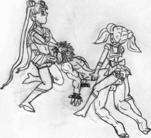 Rating: Explicit Score: 0 Tags: 1boy 2futas anal artist_request barefoot bishoujo_senshi_sailor_moon chibi_usa clothing futa_on_male futanari human intersex male male_sucking_futa mother_and_daughter oral panties raze rule34 sailor_chibi_moon sailor_moon skirt spitroast threesome usagi_tsukino User: bunchy7s