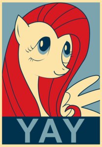 Rating: Safe Score: 0 Tags: barack_obama_"hope"_poster blue_eyes e621 election equestria-election equid equine feathered_wings feathers female feral fluttershy_(mlp) friendship_is_magic hasbro hi_res mammal my_little_pony mythological_creature mythological_equine mythology pegasus poster poster_template propaganda shepard_fairey simple_background solo toony wings yay User: bunchy7s