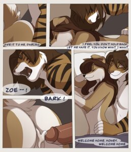 Rating: Explicit Score: 0 Tags: after_sex all_fours anthro bed bodily_fluids breasts butt canid canine canis comic cuddling cum digital_media_(artwork) doggystyle domestic_dog duo e621 english_text erection eyes_closed felid feline female from_behind_position furniture genital_fluids genitals graaz humanoid_genitalia humanoid_penis jailbird male male/female mammal moan multiple_scenes nude pantherine penis romantic romantic_couple sex shaded text tiger zoe_(un) User: bunchy7s