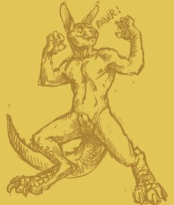 Rating: Explicit Score: 0 Tags: 3_toes 4_fingers animal_genitalia anthro balls barefoot biped claws dinosaur e621 feet fingers front_view fully_sheathed fur genitals hybrid kangaroo kangasarusrex long_ears macropod male mammal marsupial monochrome nipples pose prehistoric_species rawr reptile saurischian scalie sheath sketch solo ssirrus standing tail theropod toes tyrannosaurid tyrannosauroid tyrannosaurus tyrannosaurus_rex wuffamute User: bunchy7s